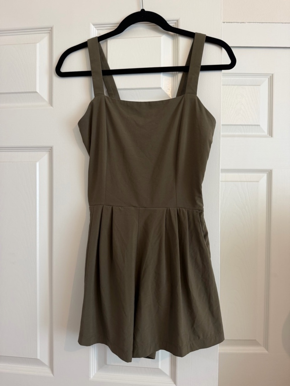 Vuori Olive Green Activewear Romper - XS